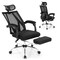 High Back Office Chair Mesh Reclining Executive Chair W/ Retractable Footrest